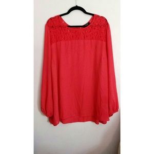 New Look lace blouse.